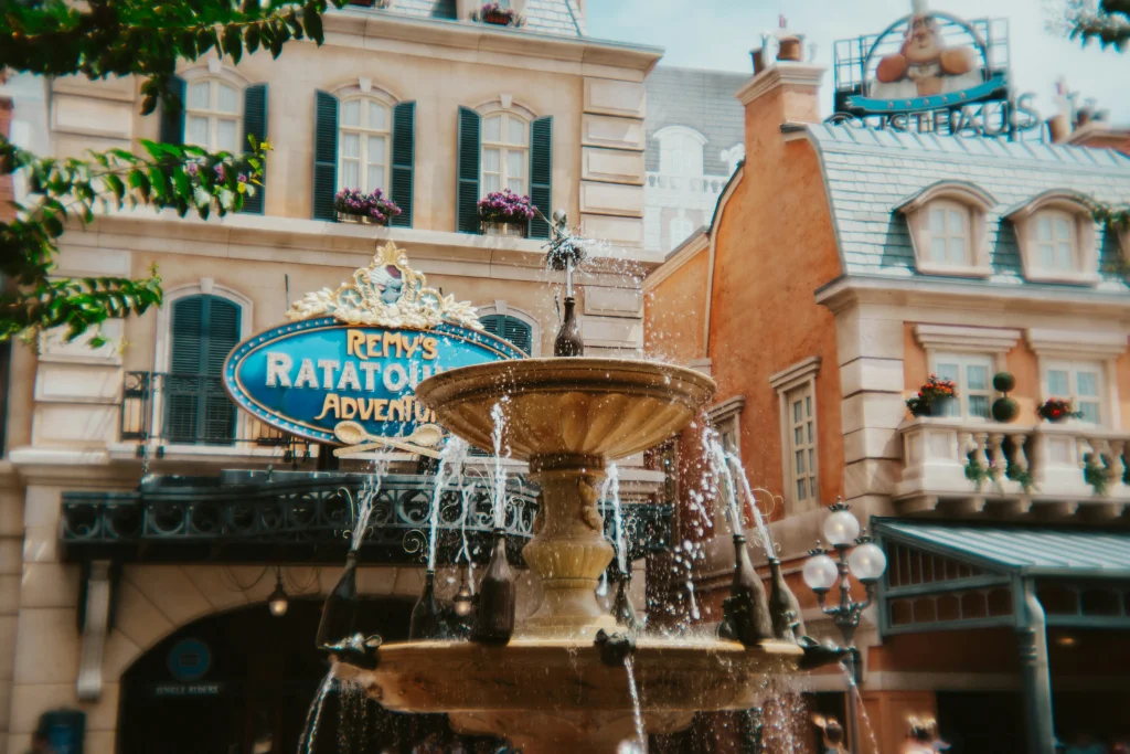 ディズニーリゾート噴水前