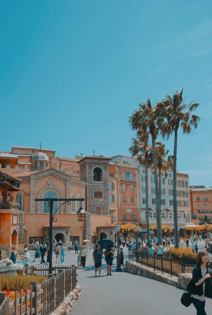 ディズニーシー園内の風景
