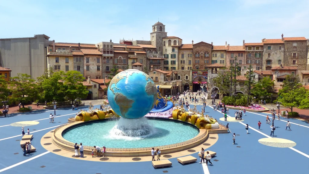 ディズニーシーのエントランス