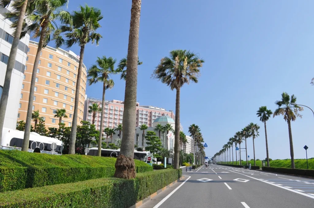 舞浜周辺のホテル風景