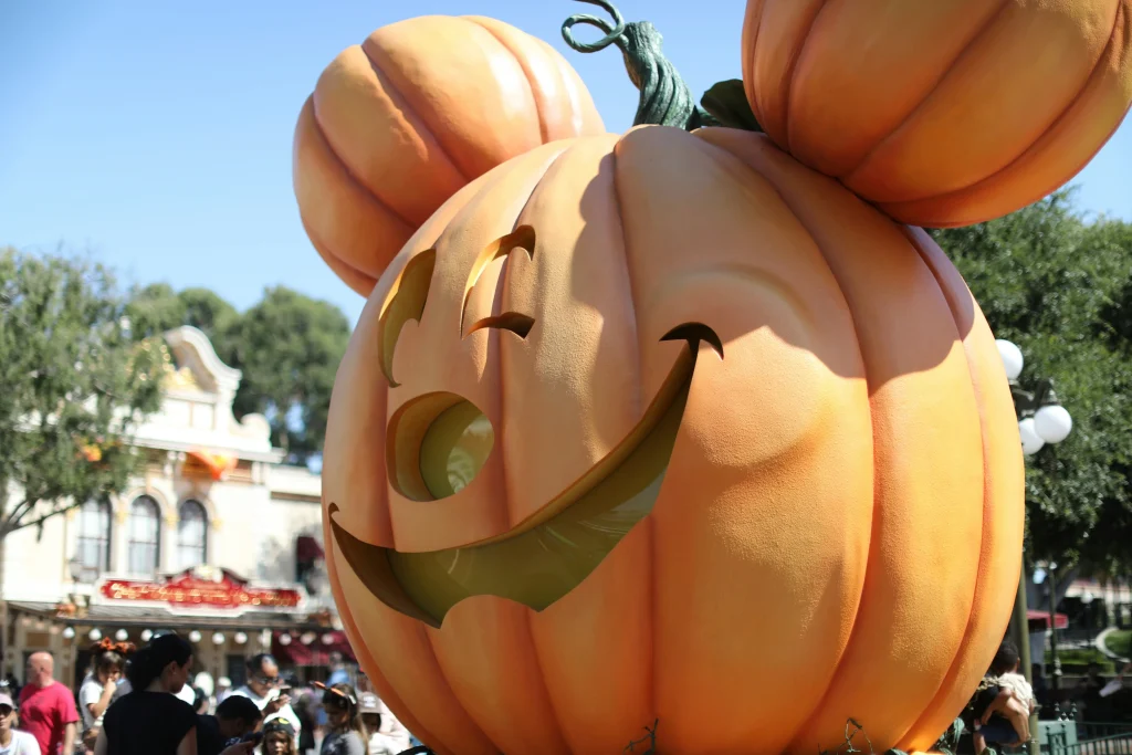ディズニーハロウィンのミッキーパンプキン